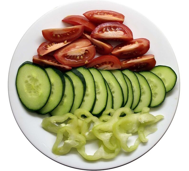 groenteplaat voor gastritis
